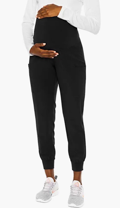 Med Couture Maternity Jogger Pants are some of the best petite jogger pants on Amazon under $40.