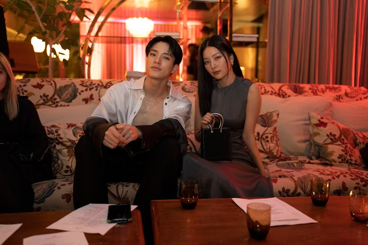 Jeno and Seulgi of Red Velvet at the Peter Do afterparty at DUMBO House 
