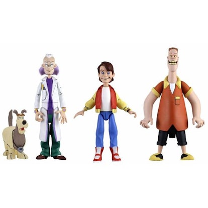 NECA’s Back to the Future cartoon toys from 2020.