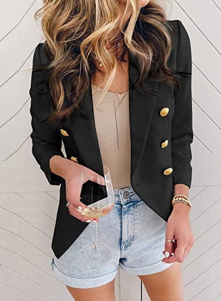 Asvivid Casual Draped Blazer