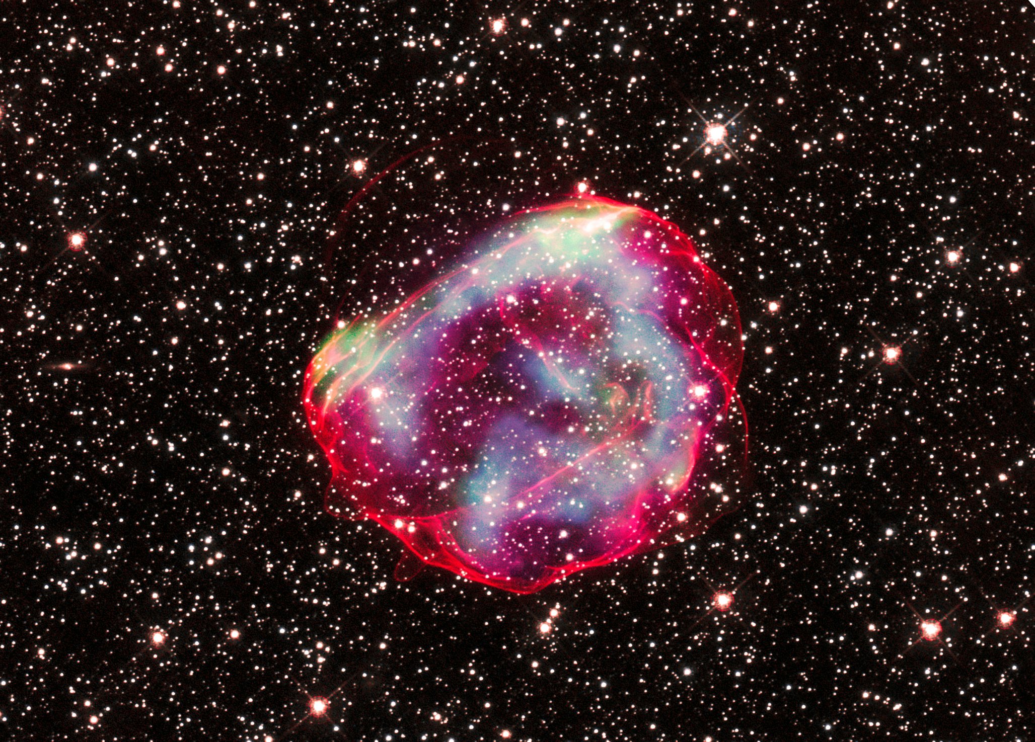 Behold! This stunning supernova is only a few hundred years old