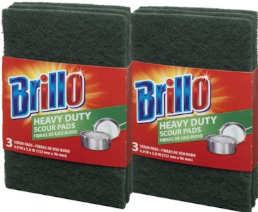 Keep sneakers clean using Brillo Heavy Duty Premium Scour Pads (Set of 2)