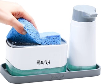 OMAIA 4-in-1 Dish Soap Dispenser Set