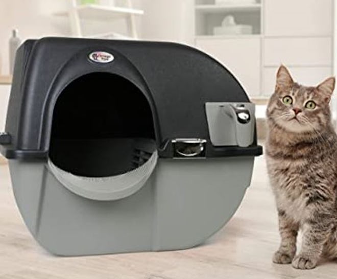 This is one of the best dog-proof litter boxes because of its easy-clean design.