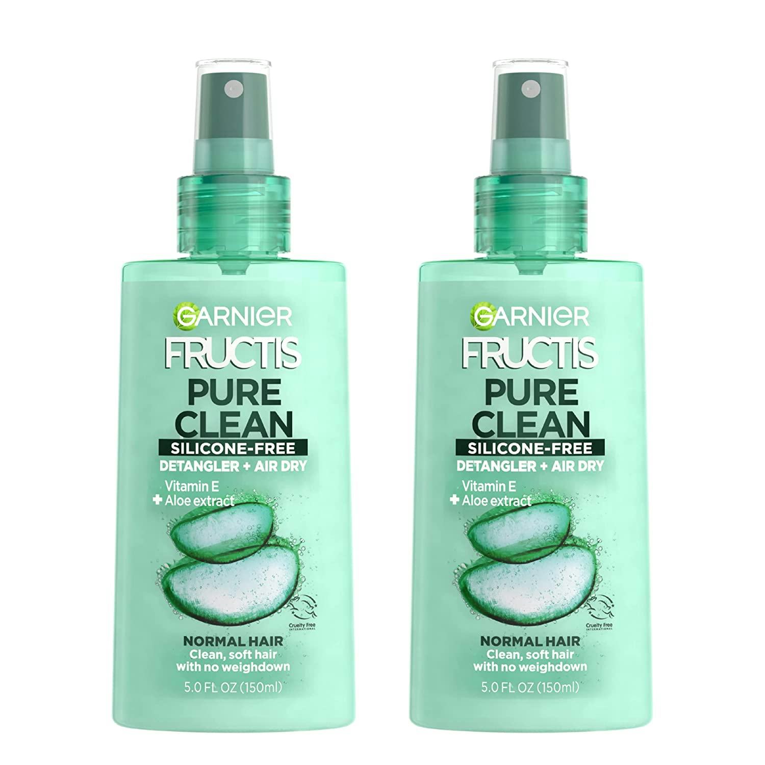 This leave-in detangler is infused with aloe vera and easy to use.