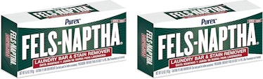 A sneaker-cleaning hack is to use Fels Naptha Laundry Bar and Stain Remover (Pack of 2)