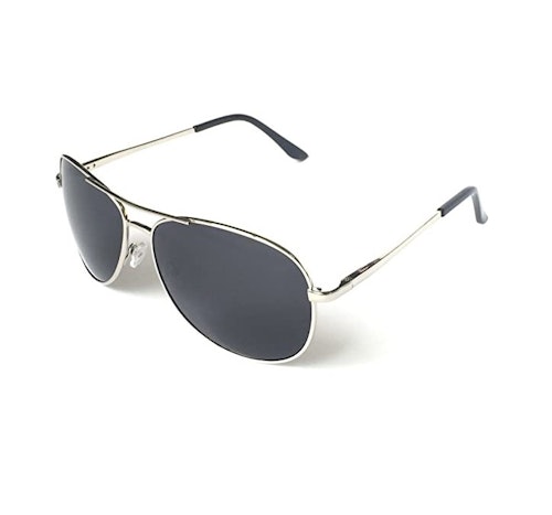 J+S Premium Military Style Classic Aviator Sunglasses, Large