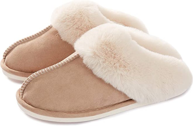 Donpapa Plush Slip On House Slippers