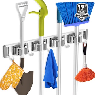 Reliahome Wall-Mounted Broom Holder