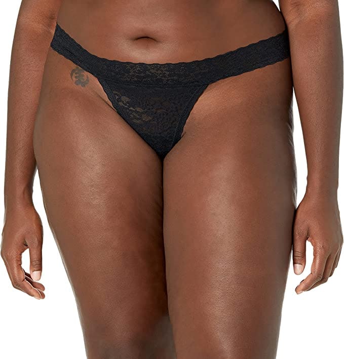 Amazon Essentials Lace Stretch Thong Underwear (4 Pack)