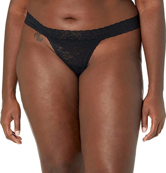 Amazon Essentials Lace Stretch Thong Underwear (4 Pack)