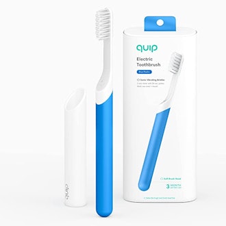 quip Adult Electric Toothbrush with Travel Cover & Mirror Mount