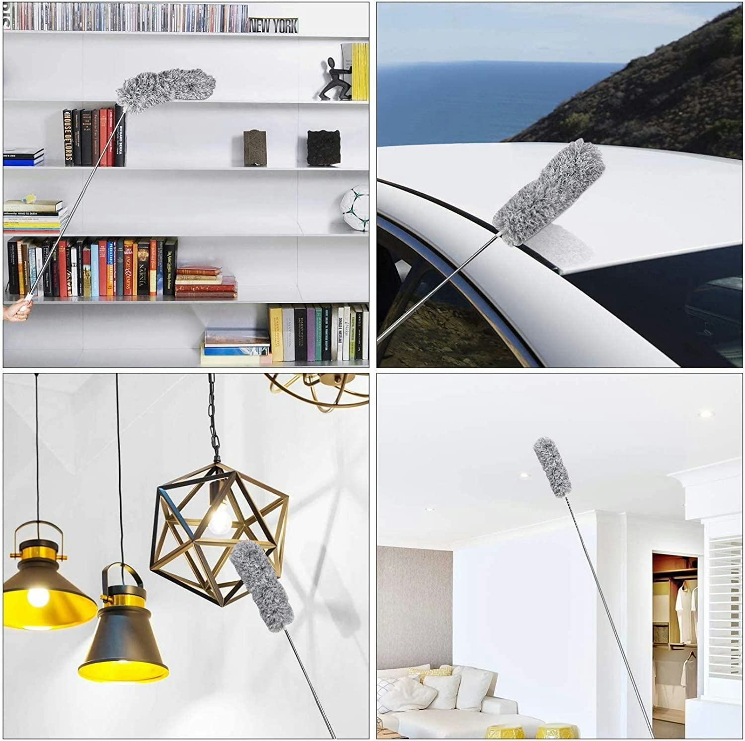DELUX Microfiber Extendable Duster