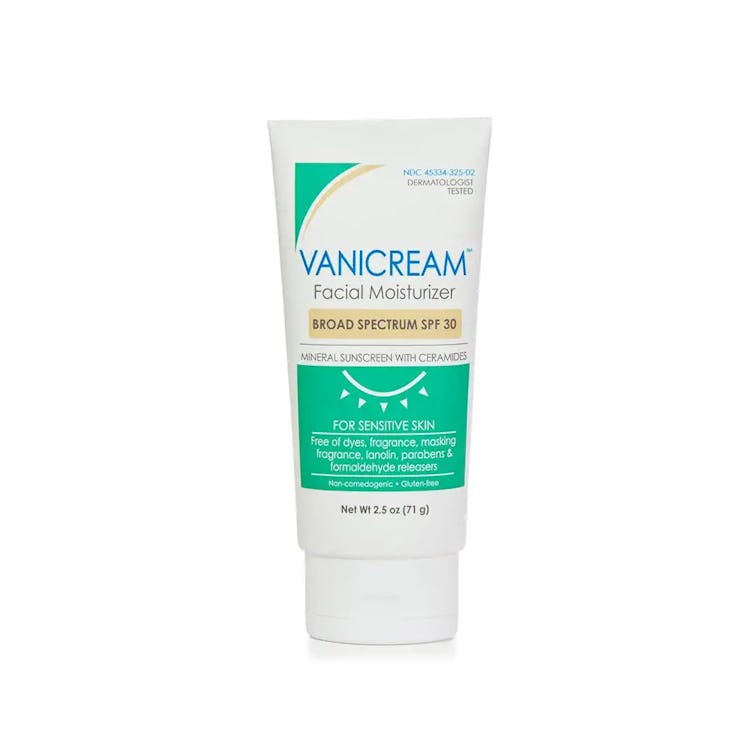 vanicream facial moisturizer is the best moisturizer after ipl treatment with spf