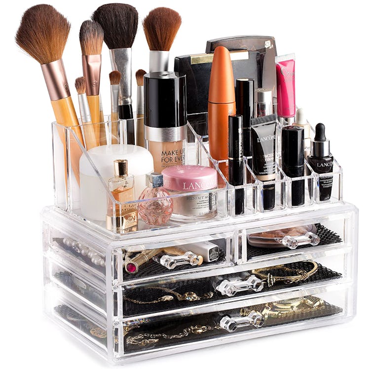 Masirs Clear Cosmetic Storage Organizer