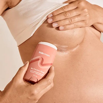 An anti-chafe stick can keep skin under your breasts comfortable.