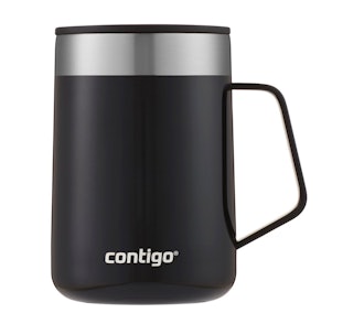 Stainless Steel Vacuum-Insulated Mug with Handle and Splash-Proof Lid