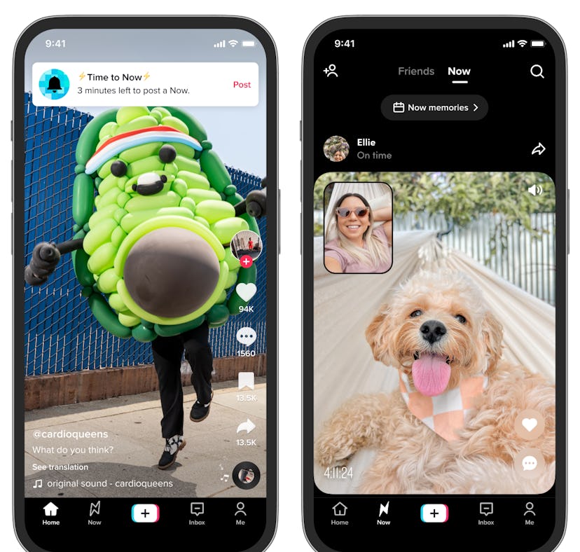 TikTok Now versus BeReal reveals a few big differences.