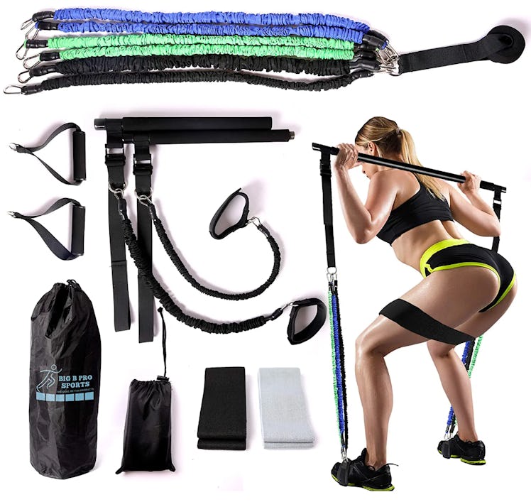 Big B Pro Sports Big Ideas, Better Products Pilates Bar Set (9-Piece Set)
