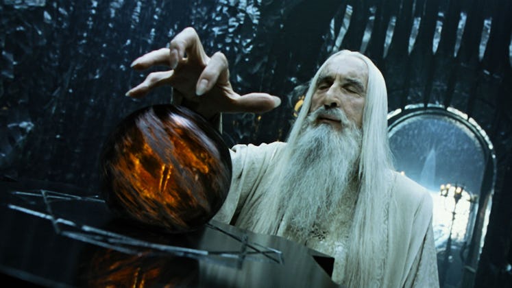 Christopher Lee as Saruman 