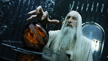 Christopher Lee as Saruman 