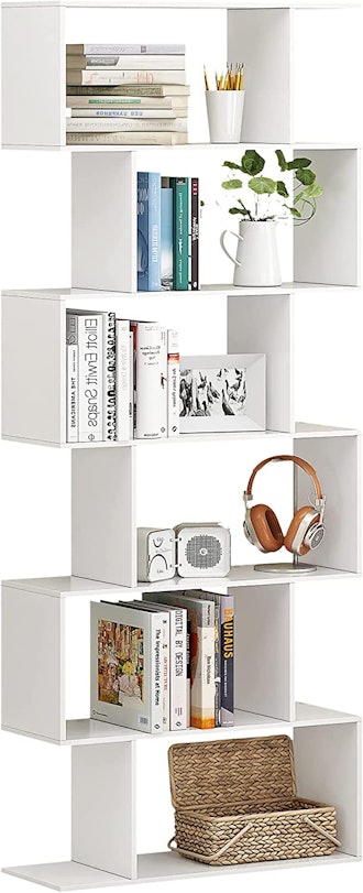 This Billy bookcase alternative has staggered shelves for a modern look.