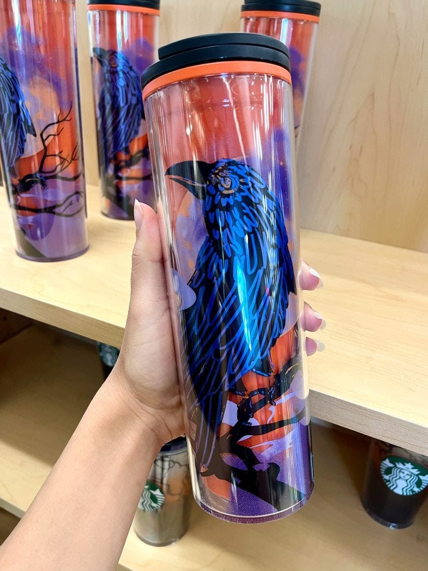 Starbucks Halloween 2022 Raven Stainless hotsell Steel Tumbler