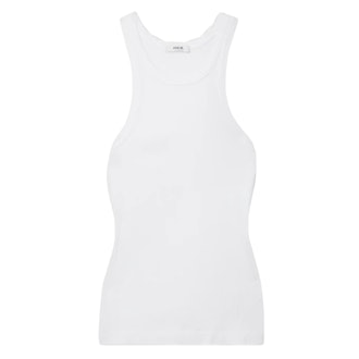 AGOLDE Bailey ribbed stretch-lyocell and organic cotton-blend tank 