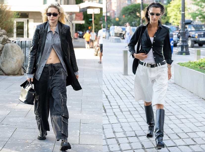 Gigi Bella Hadid big pants
