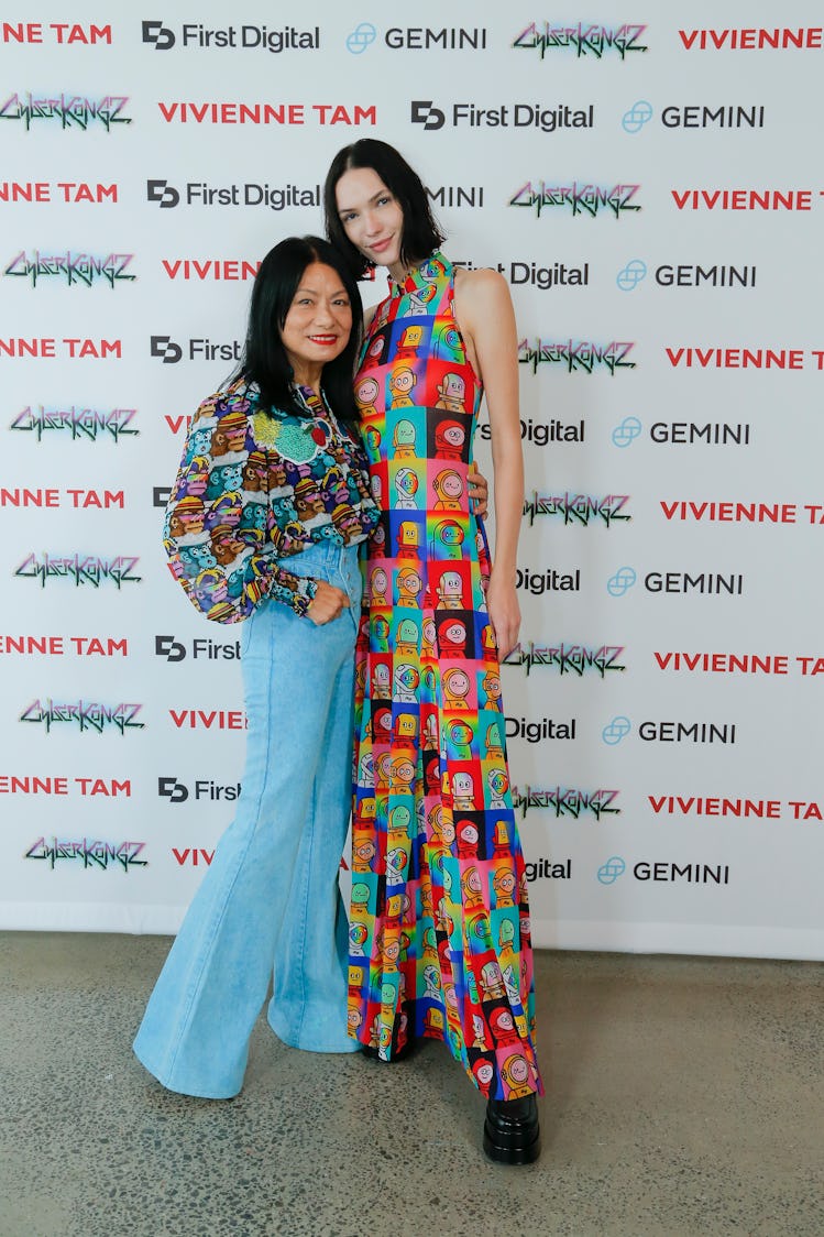 Vivienne Tam NFT spring 2023 collection as shown at NYFW