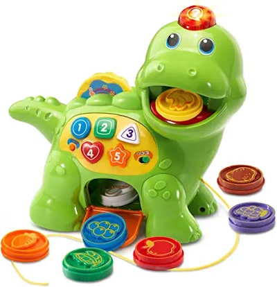 Toys that help young children learn shapes and numbers are the best gifts for 1-year-olds.