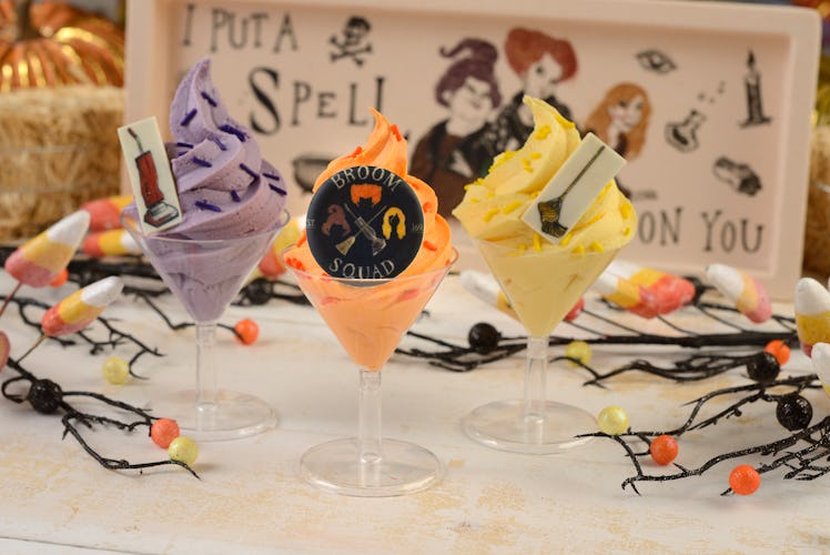 Disney World Halloween treats you don't need a park ticket to get include a flight of soft serve ins...
