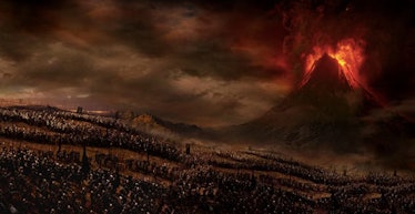 Mount Doom in Lord of the Rings.