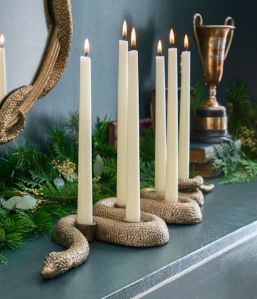 The Harry Potter Nagini Candelabra Is One Of The Best-selling Harry Potter Hogwarts Halloween Decor ...