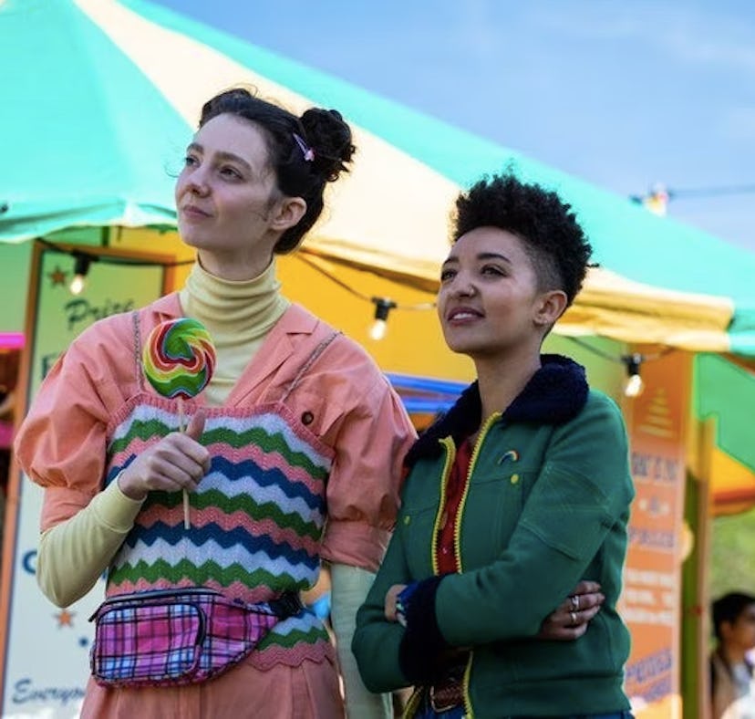 If you need a lesbian couples Halloween costume idea, try Lily and Orla from 'Sex Education.'