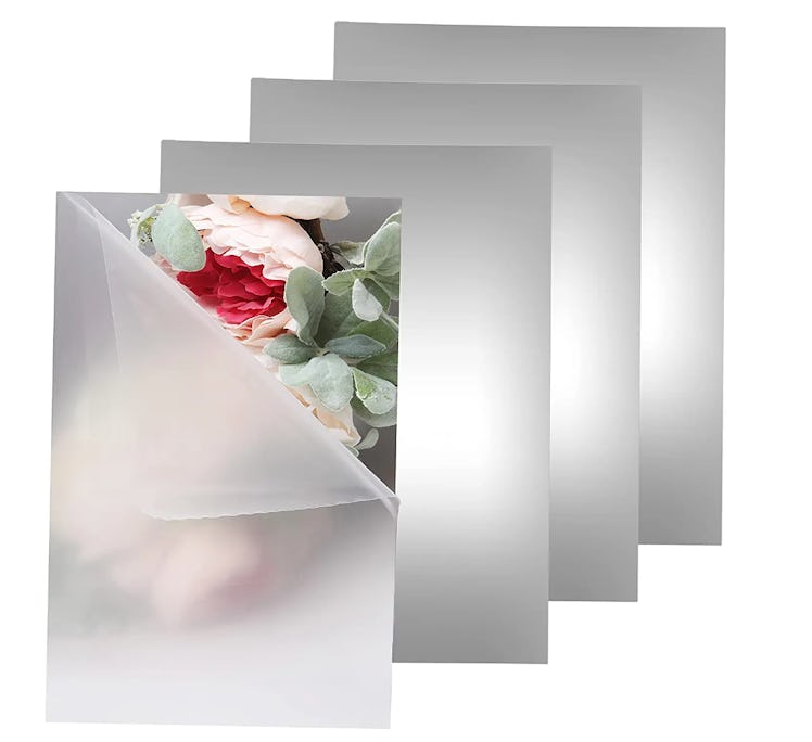 Kedudes Adhesive Mirror Sheets (4-Pack)