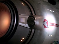A close-up on a starship in Star Trek.