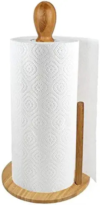Greenco Bamboo Paper Towel Holder