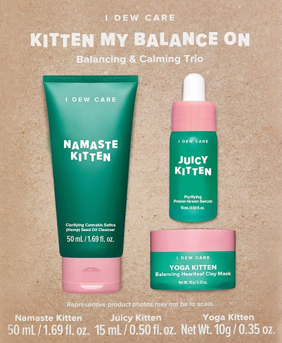 I Dew Care Kitten My Balance On Travel Trio Set