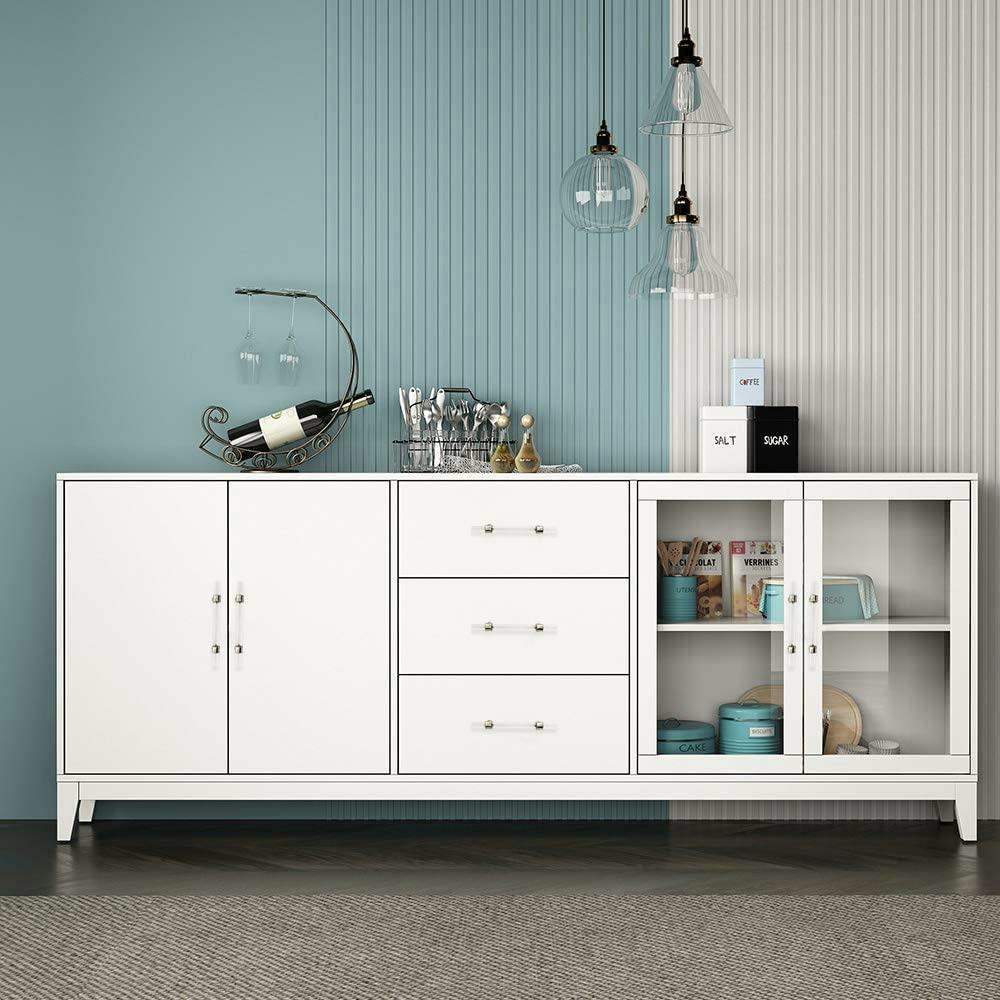 homdiy Acrylic Drawer Pulls (10-Pack)