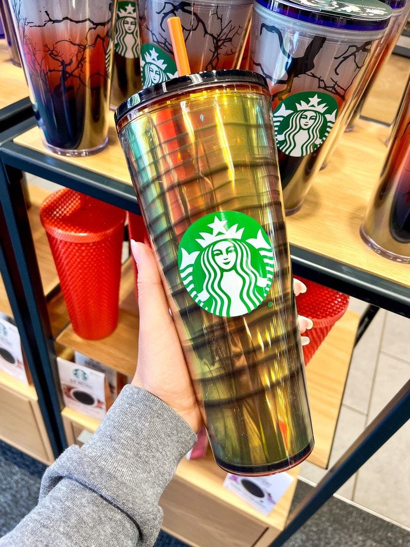 Starbucks raven 2022 Halloween high quality Tumbler