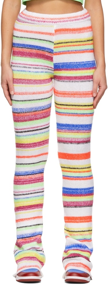 Multicolor Cotton Lounge Pants