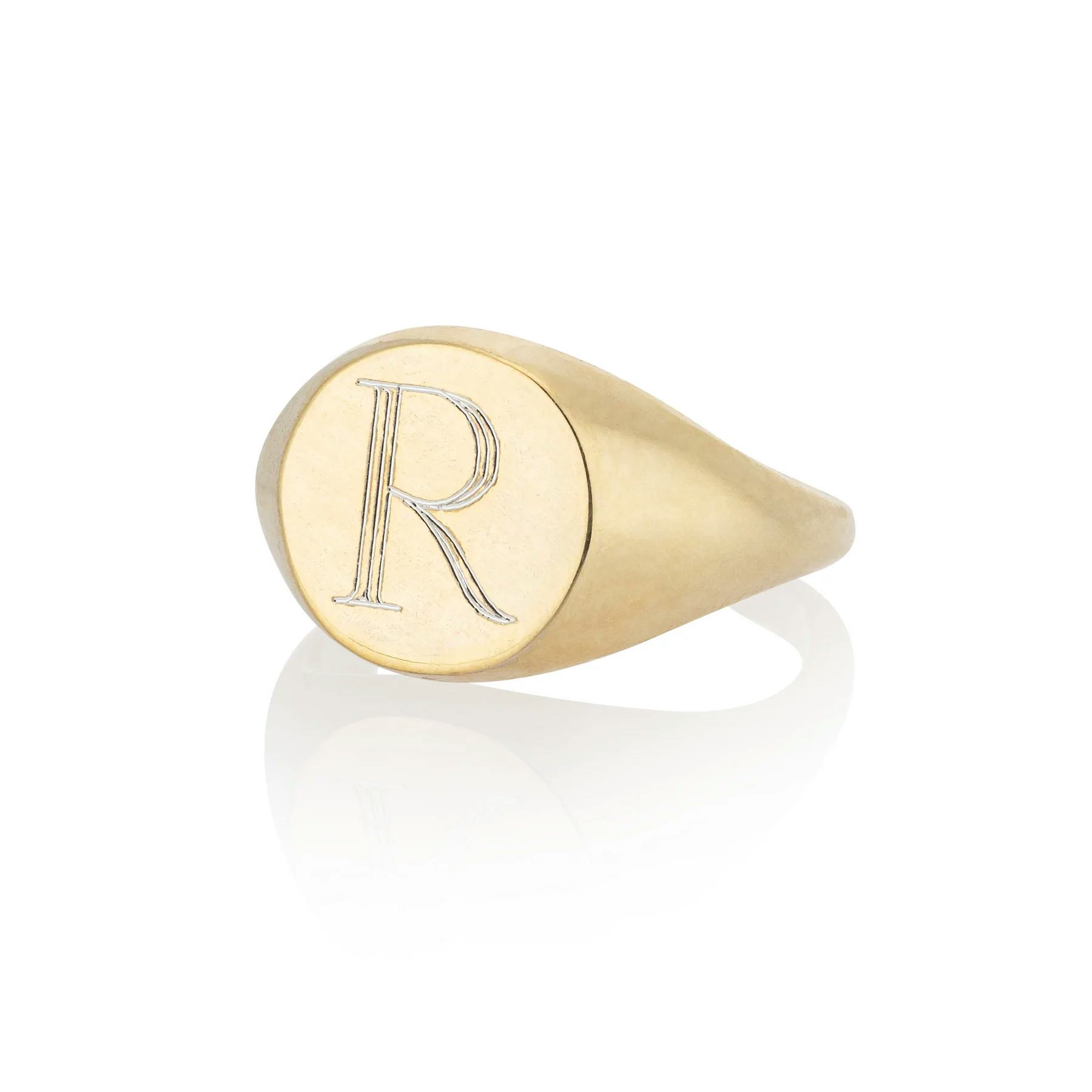 LANA PETITE ROUND PINKY SIGNET RING