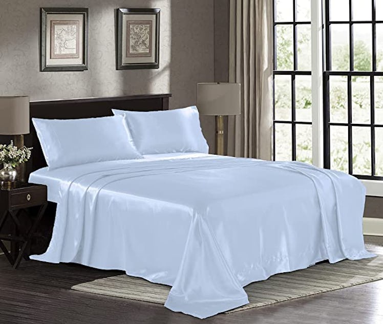 Pure Bedding Satin Sheets Set (4 Pieces)