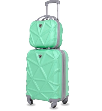 AMKA Gem Hardside Carry On and Weekender Luggage Set