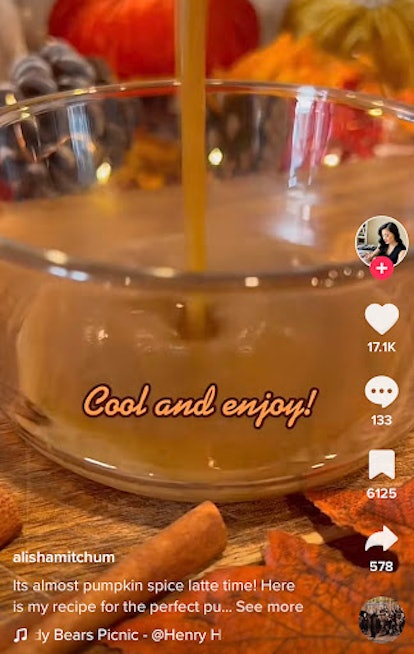 You can make your own pumpkin spice latte sauce at home with this pumpkin recipe from TikTok.
