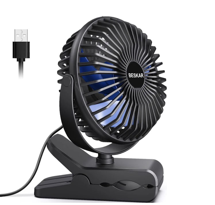 BESKAR USB Powered Clip-On Fan