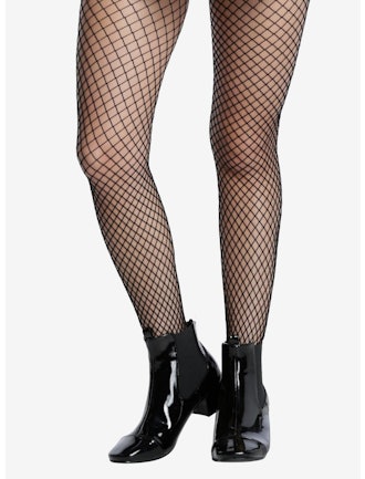 Hot Topic Black Medium Fishnet Tights