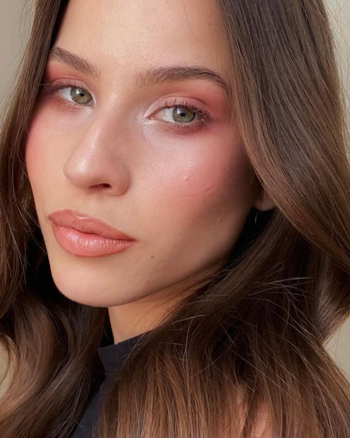 If you're confused about the best blush placement for your face shape, TikTok's latest makeup hack w...