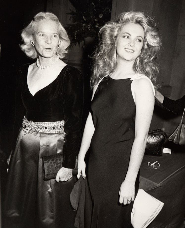 Cornelia Guest and her mother CZ Guest in the '80s